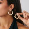 Ingemark 8 Styles Punk Gold Color Irregular Stud Earrings for Women Trend Vintage Geometric Piercing Earrings Party Jewelry Gift