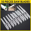Reciprocating Saw Blades 10pcs 6-8‘’ High-speed Steel Cordless Reciprocating Saw Blades Power Tools Cutting