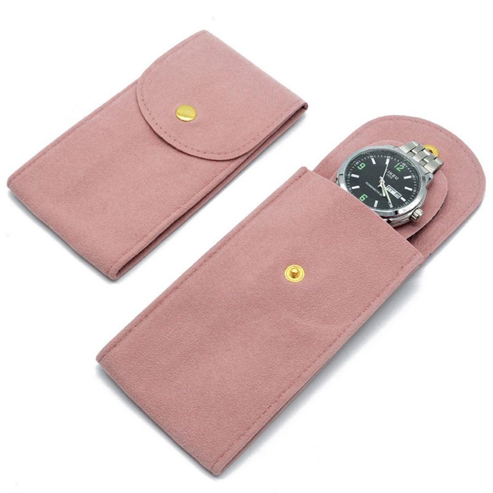 Anti-dust Watch Case Lightweight Watch Holder Simple Snap Watch Bag Watch Lovers