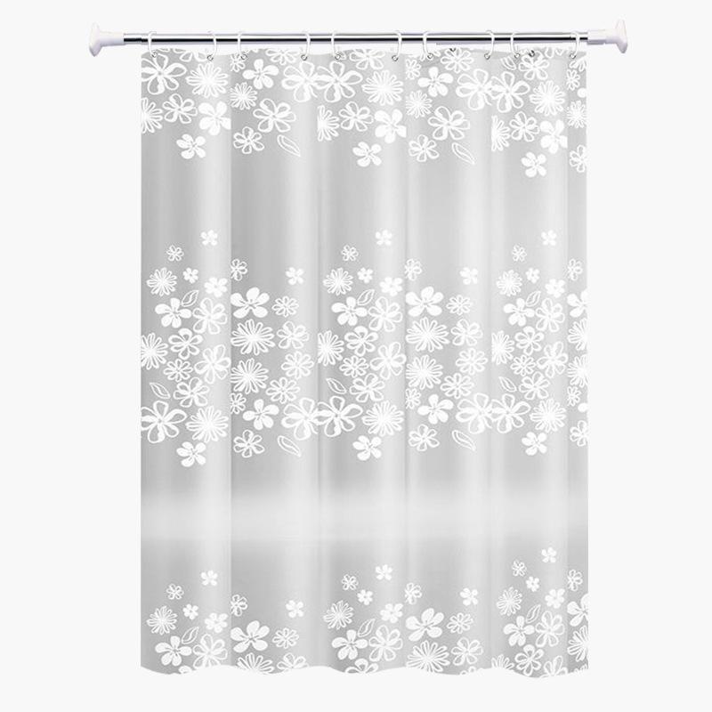 Комплект водонепроницаемых занавесок для душа в ванной комнате без проколов