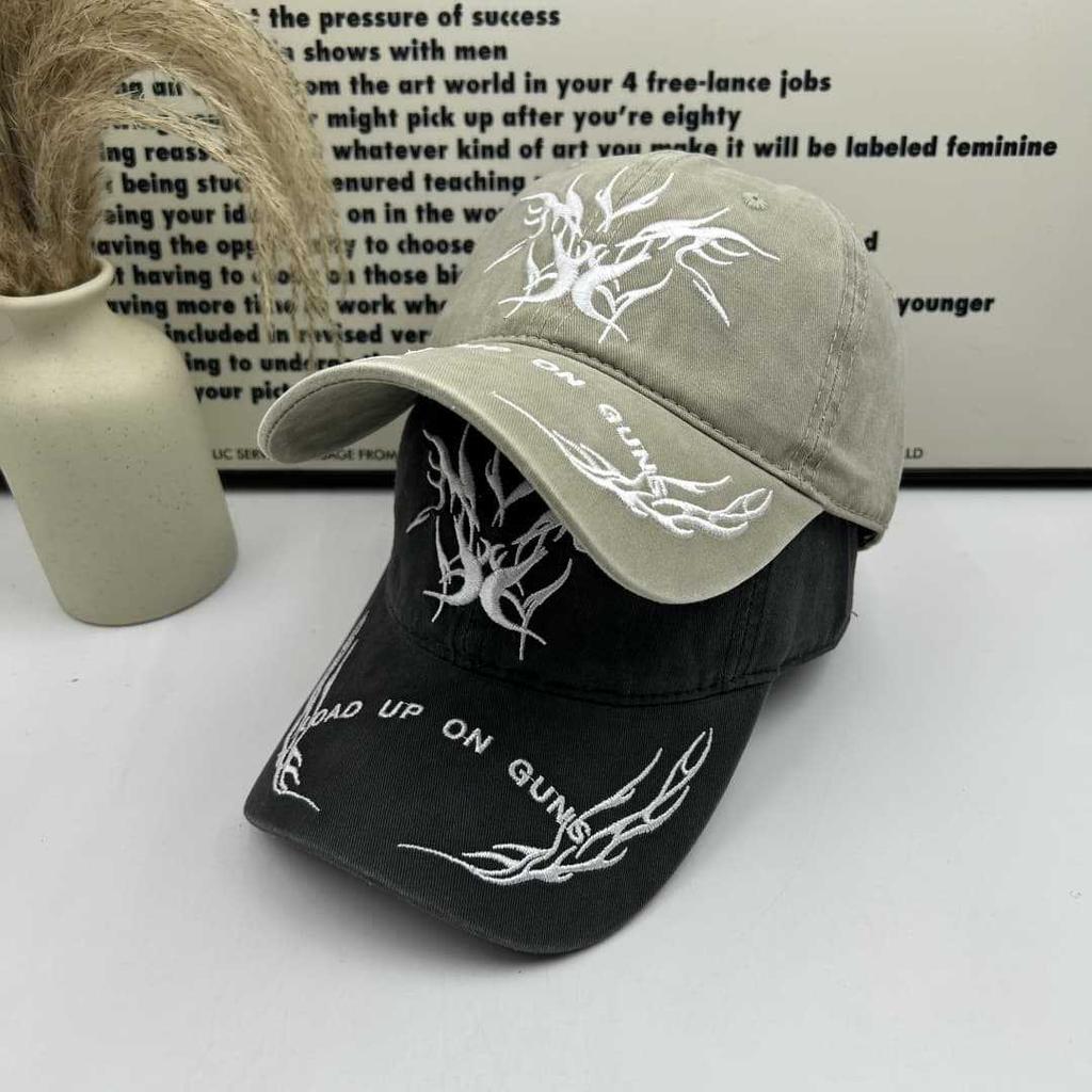 Spring New Baseball Cap Women's Personality American Embroidery Cap Men's Sunshade Sun Hat Tide