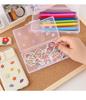 Large & Medium Desk Storage Box School  Supplies Storage Box Pencil Box Desktop Organizer Plastic