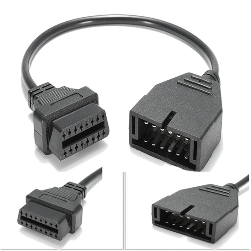 Gm 12 Pin To Obdi Obdii 16 Pin Разъем Адаптер Автомобильный Двигатель Диагностический Инструмент Кабель