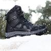 Thick Plush Lined Mens Winter Snow Boots Thick Platform Warm Non Slip Outdoor Waterproof Ankle Boots for Cold Weather Walking