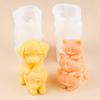 3D Kitten Puppy Candle Silicone Mold Handmade Gifts Cat Plaster Resin Ornaments Mould Soap Candle Making Supplies