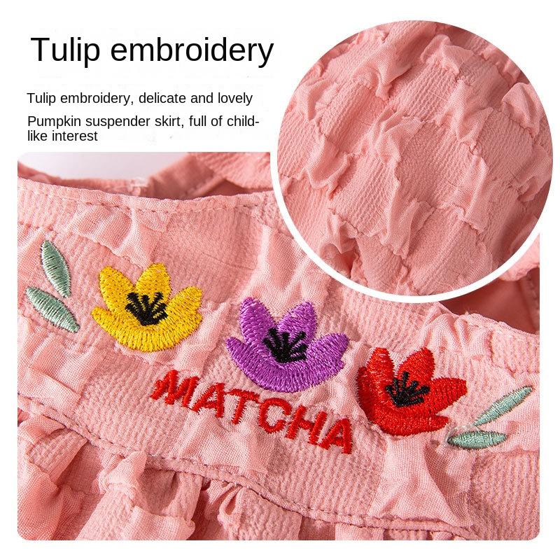 Тюльпан, пузырь, тыква, питомец, весна и лето, тонкие подтяжки, юбка, щенок, котенок, одежда длиной в две ноги.