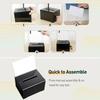 With Lock Portable Ballot Box Voting Charity Suggestion Box Acrylic Donation Box  Voting Case