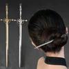 Creative Punk Sword Hair Accessory Hair Clip Women's Curly Hair Chinese Simple Wear-resistant Alloy Hair Stick Hairpin Headband