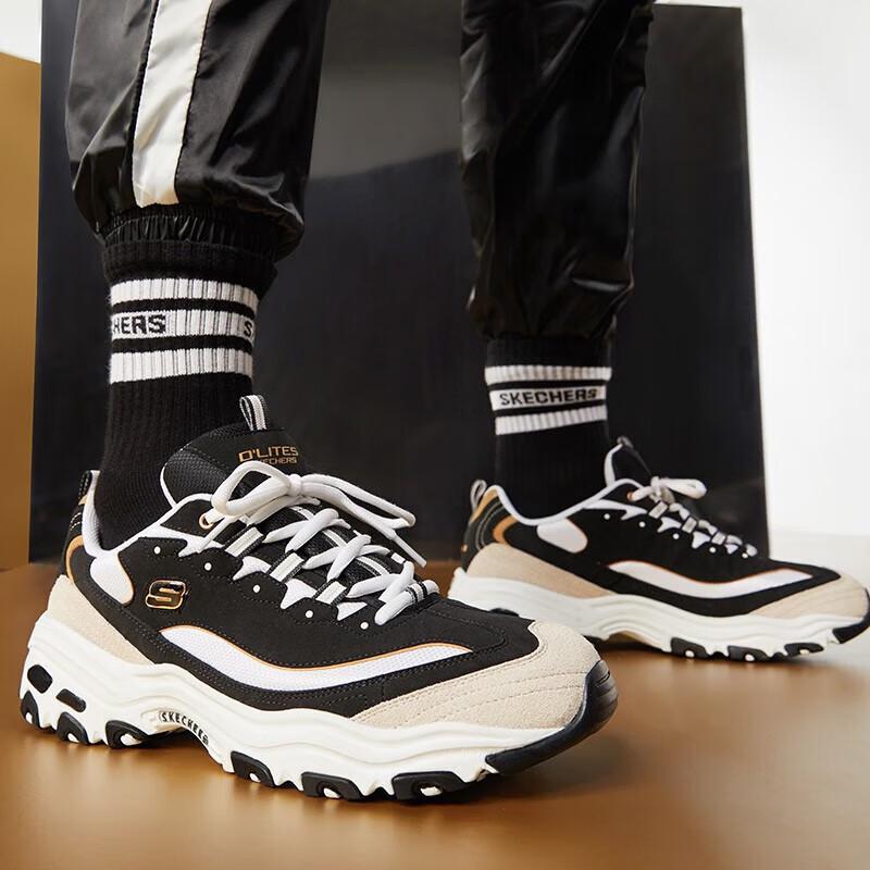 Skechers Мужские модные кроссовки на шнуровке 666114-BKGD
