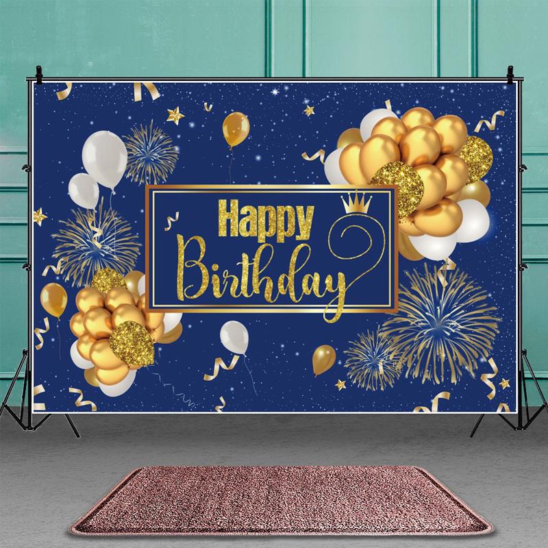 5x3ft 7x5ft 8x6ft фон с днем ​​рождения, баннер, тканевый реквизит, украшение для вечеринки