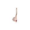 Pandora Rose Gold Wishbone Ring Women rings 188282CZ