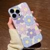 INS Масляная живопись Цветок Совместимо с чехлами для iPhone 11/12/13/14 Pro / 15/16/17 и Защитными чехлами для iPhone