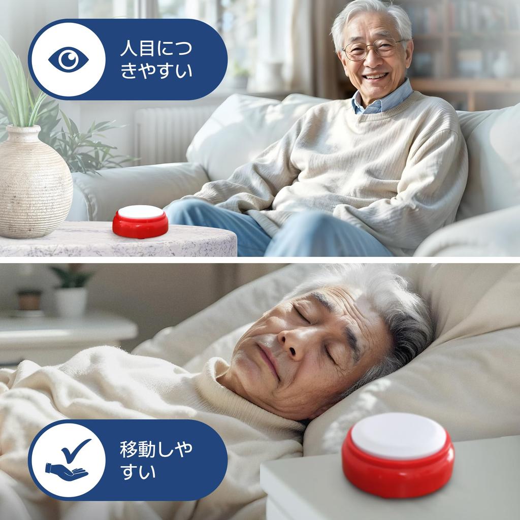 Говорящие часы с японским голосовым управлением. Доступны говорящие часы с высокой видимостью для людей со слабым зрением и слепых людей - 12/24 - Пожилые люди, люди с ограниченными возможностями,