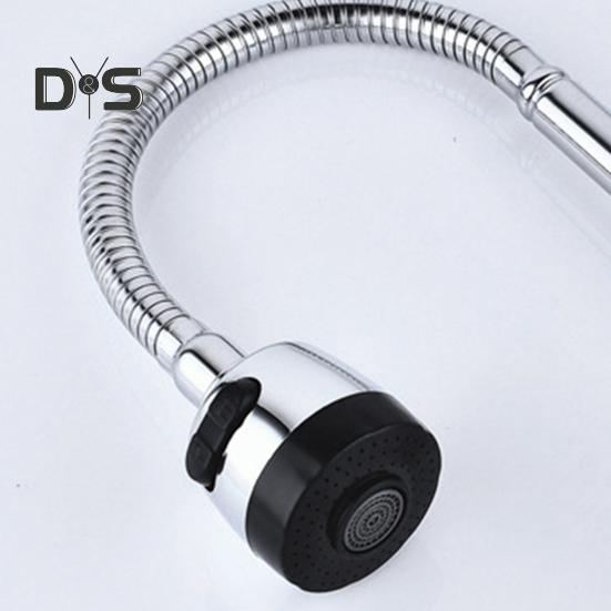 Смеситель для кухонной мойки, вращающийся на 360 градусов, универсальный, простой в установке, с одним отверстием и одной ручкой, для холодной воды, кухонный кран