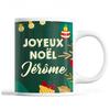 Mug - Noël Jérôme Vert - Ceramic - Printed Front/Back - 325 Ml