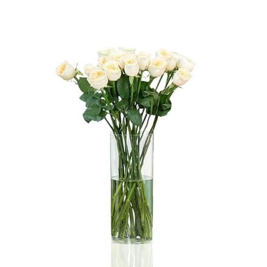 Shatter-resistant impact-resistant vase children pets indoor outdoor decorative flower container 10X30CM
