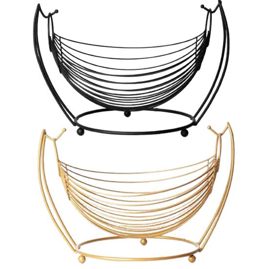 Скандинавская креативная корзина с фруктами, стильная закуска, элегантный железный дизайн, индивидуальная корзина с фруктами для хранения для дома