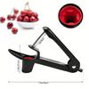 Cherry Pitter Tool: Space-Saving Lock Design, Stainless Steel, Portable & Multifunctional - Make Fresh Cherries Easily!