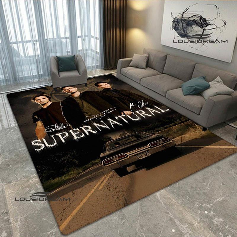 Supernatural Join the Hunt printed carpet Non-slip carpet outdoor carpets area rug bedroom decor rug for bedroom birthday gift
