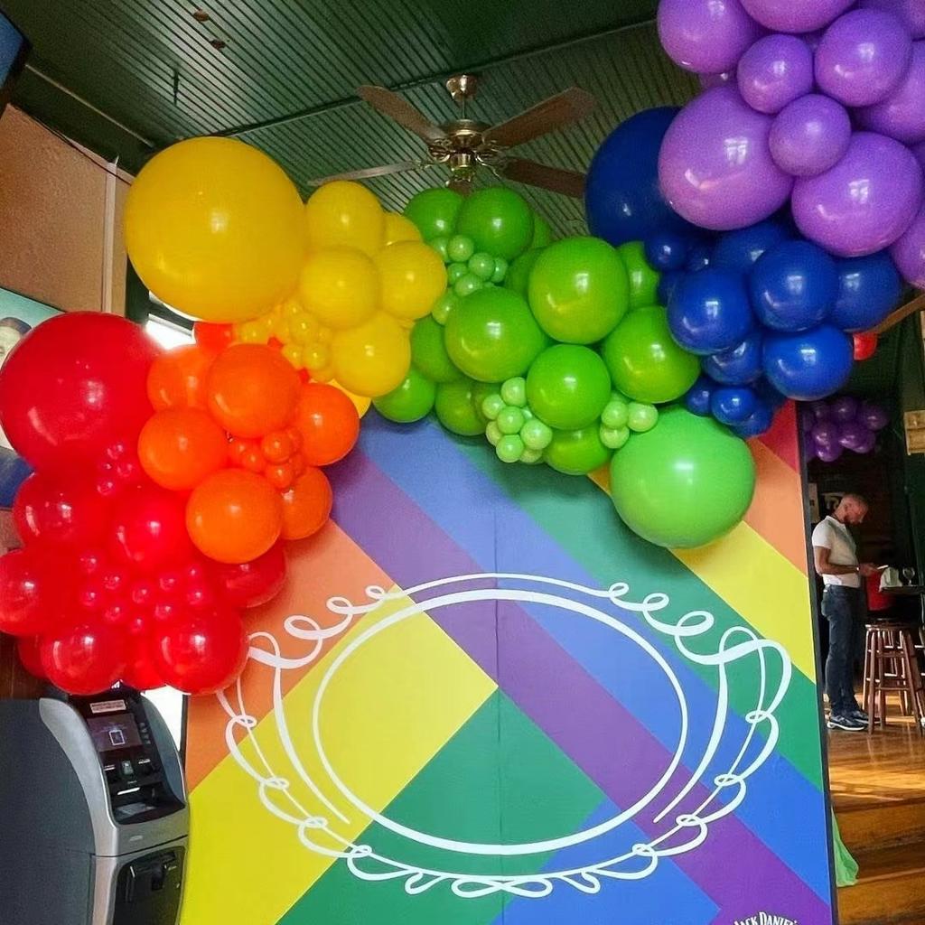 Радужная арка из воздушных шаров, набор для дня рождения, выпускного, Нового года, свадьбы, вечеринки для будущей мамы, украшение для вечеринки