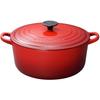 Le Creuset Cocotte Induction Cherry Japanese Ronde, Enamel, Compatible, 16cm, Red, 2501-16-06 [Official Product]
