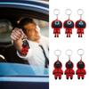 Game Doll Keychain Small Cartoon Character Figure Keyring Pendant for Keys Bags Cups