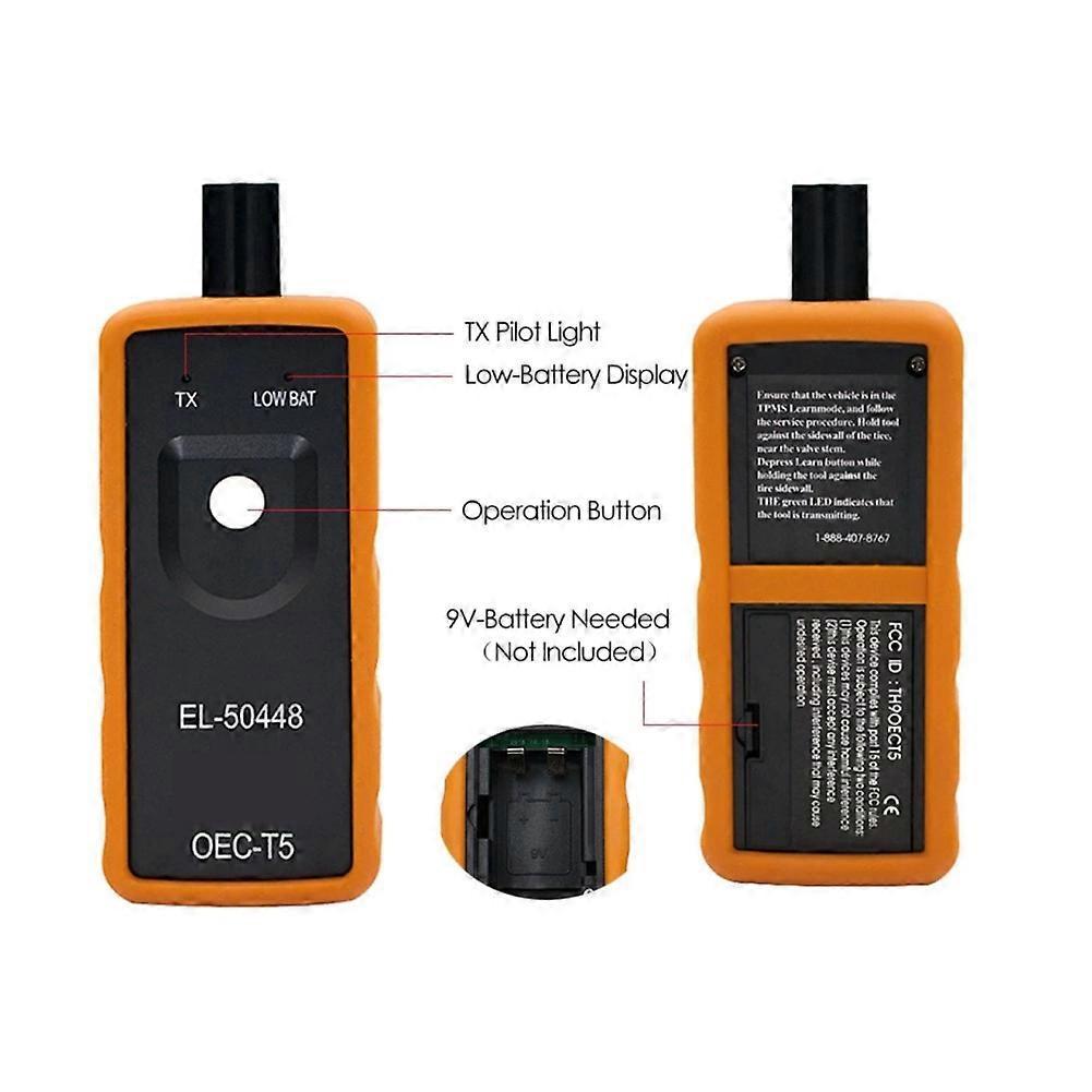 2Pcs Tpms El-50448 Oec-t5 For Opel/g M Tire Pressure Monitoring System El50448 Tpms Reset Tool Opel El 50448 Tpms Activation Tool
