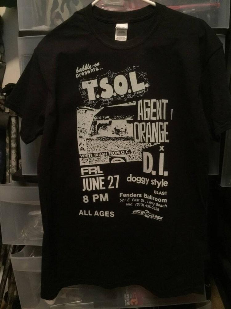 Old Punk Rock Concert Flyer TSOL T-shirt retro t-shirt gift for fan Unisex T-Shirt