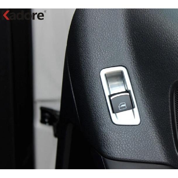 For Volkswagen VW Tiguan 2012-2014 2015 Matte Car Interior Door Armrest Window Lift Switch Button Panel Cover Trim Accessoeies