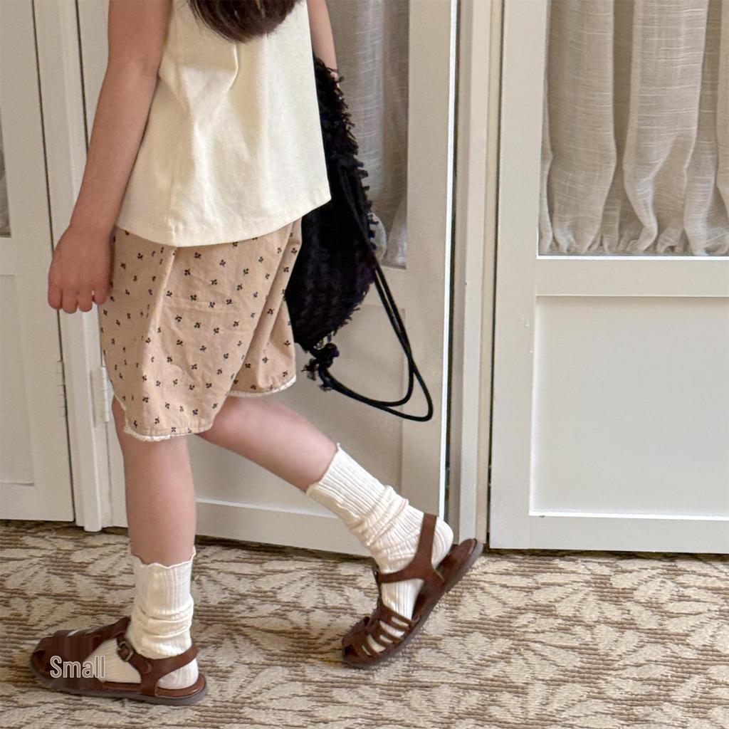 Zhili Kids Шорты из голубого кружева в корейском стиле для девочек