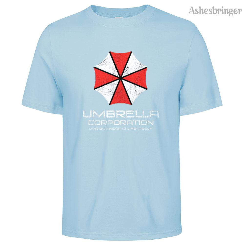 Мужская хлопковая футболка с графикой Umbrella Corporation, уличная повседневная футболка для мужчин и женщин