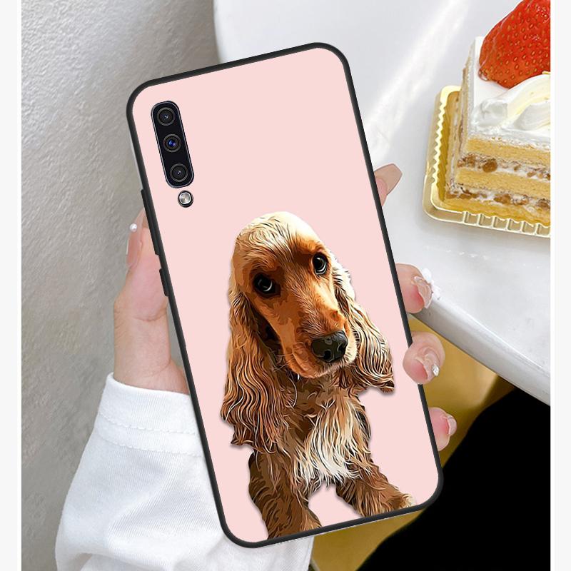 Чехол с изображением английского кокер-спаниеля для Samsung A22 A12 A32 A42 A52 A72 A51 A71 A50 A70 A20e A21S A20S A52S Fundas