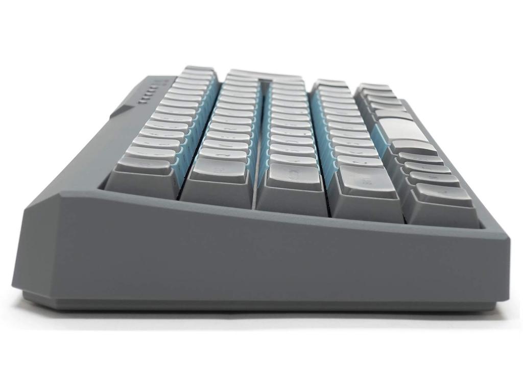 Клавиатура Diatec FILCO Majestouch MINILA-R Convertible с проволочным пуллером для клавиш, японская раскладка, бесшумные переключатели (розовый), Небесно-серый (FFBTR66MPS/NSG-AKP)