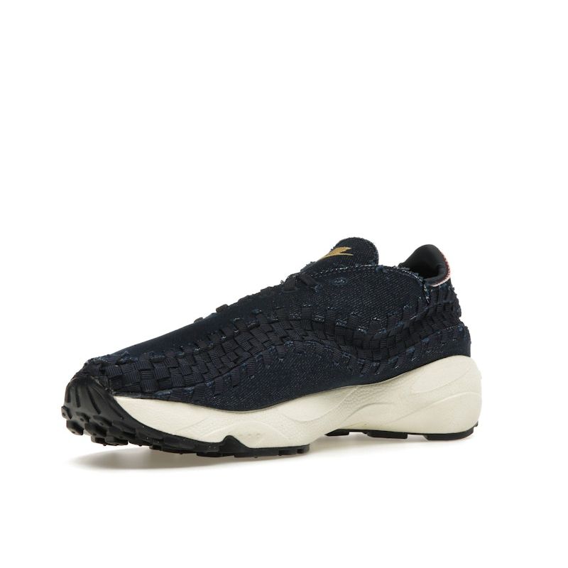 Nike Air Footscape Woven Dark Denim Женские кроссовки Blue Obsidian Coconut-Milk HF1759-400