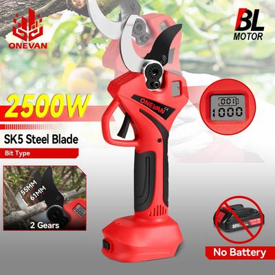 Бесщеточные электрические секаторы 55 мм, аккумуляторные ножницы для обрезки фруктовых деревьев, инструменты для обрезки бонсай для Makita, батарея 18 В