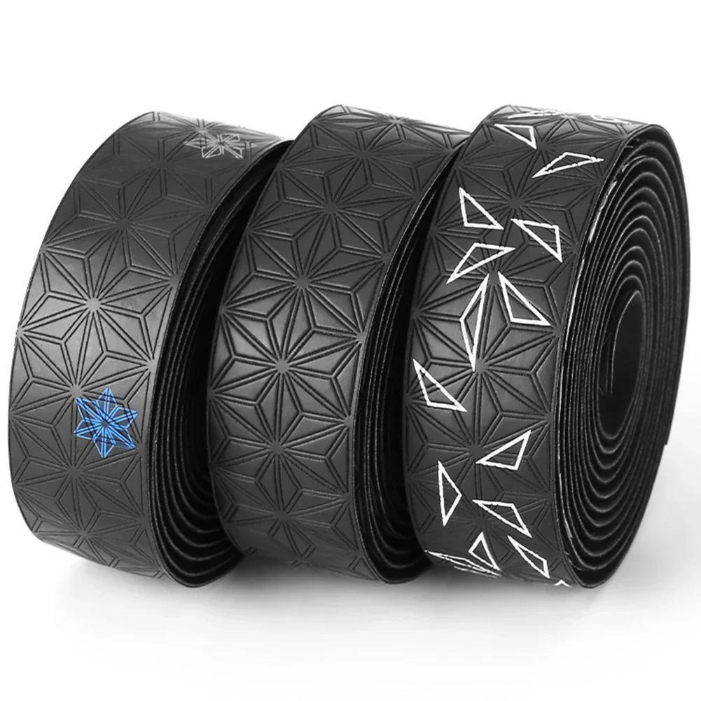 1 Pair Anti-Slip Road Bike Handlebar Tape Pu Shock Handle Bar Tape W/ Bar End Plugs Bicycle Pu Anti-Vibration Wrap Tape Bartape