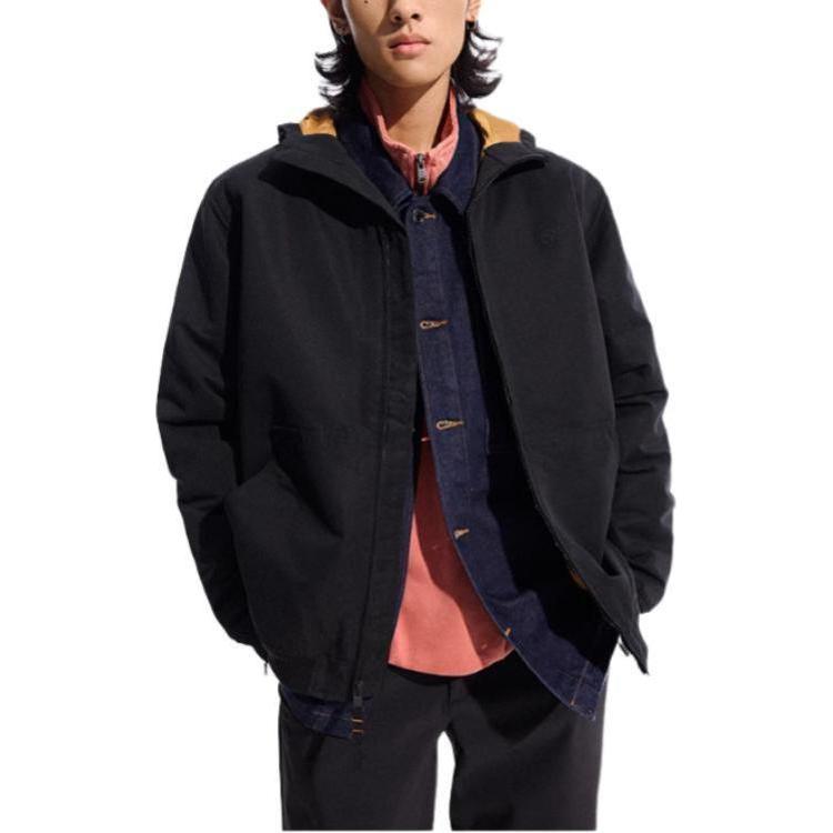 Timberland Уличная водонепроницаемая ветрозащитная теплая куртка мужская куртка черного цвета A28GP001