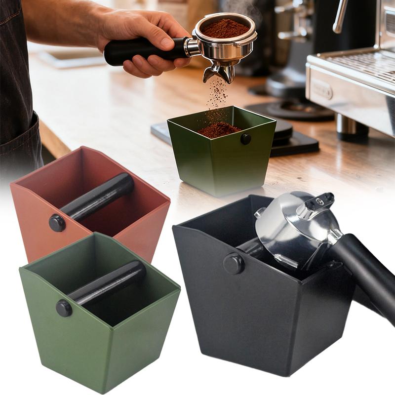 800 мл ABS Ведро для кофейной гущи Espresso Knock Box Мусорное ведро для кофейных отходов со съемной трамбовкой Аксессуары для кофемашин Бариста