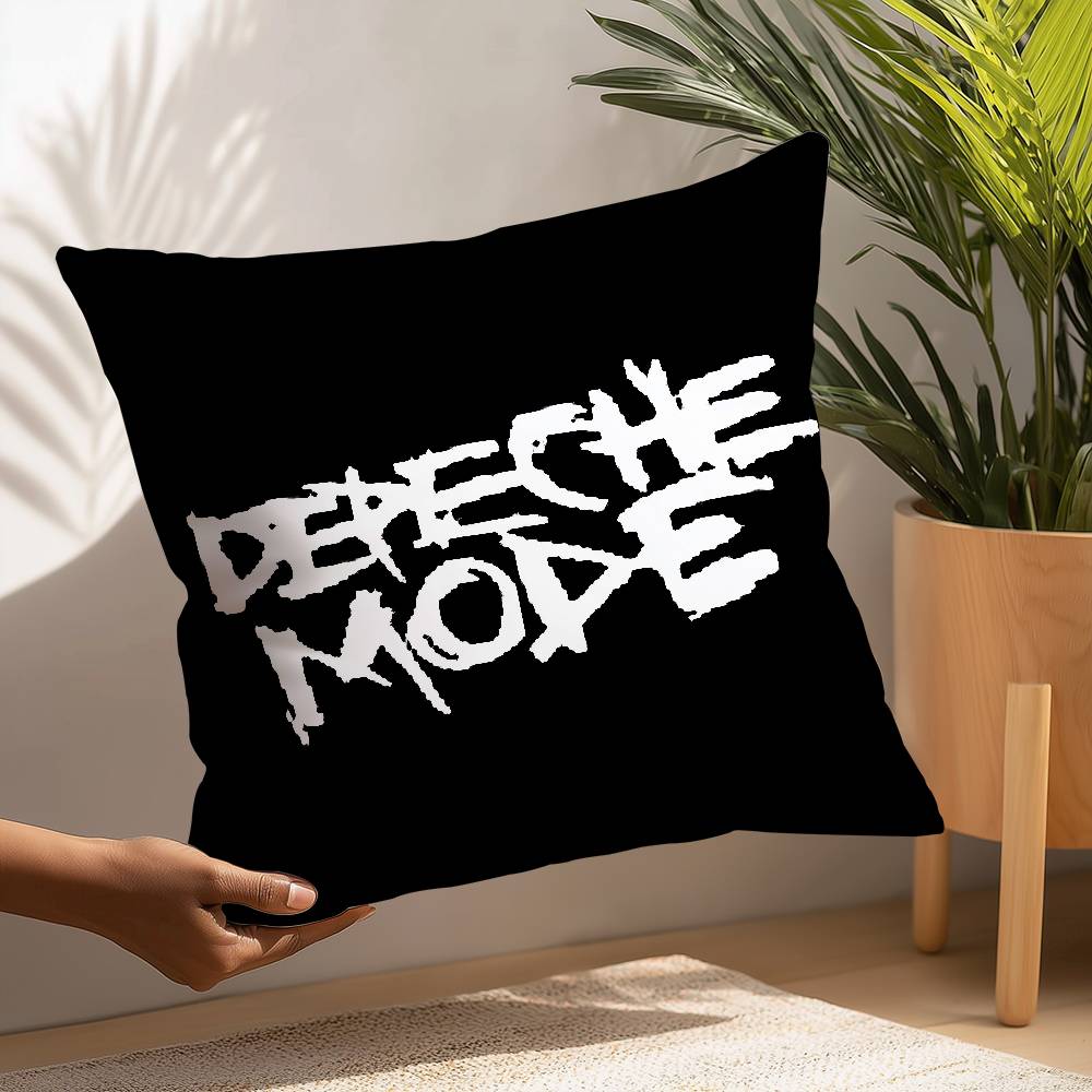 D-Depeche-Mode Наволочка Плюшевая Ткань Мягкая Наволочка Двусторонняя Печать Наволочка для Подушки Бытовые Подарки