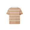 Fila Женский джемпер в полоску с косами Деним Хаки F11W638403FDK