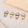 100Pcs Golden Silver Triangle D-Ring Hanging Picture Frame Hooks Accessories