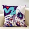Подушка с принтом Санса из Undertale Наволочка из натурального льна Органическая ткань Двусторонняя печать Декор комнаты Дивана