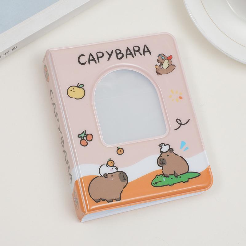 Cute Photo Album 3 Inch Love Heart Hollow Picture Storage Case Kpop Card Binder Name Card Book Photocard Holder 36 Pockets