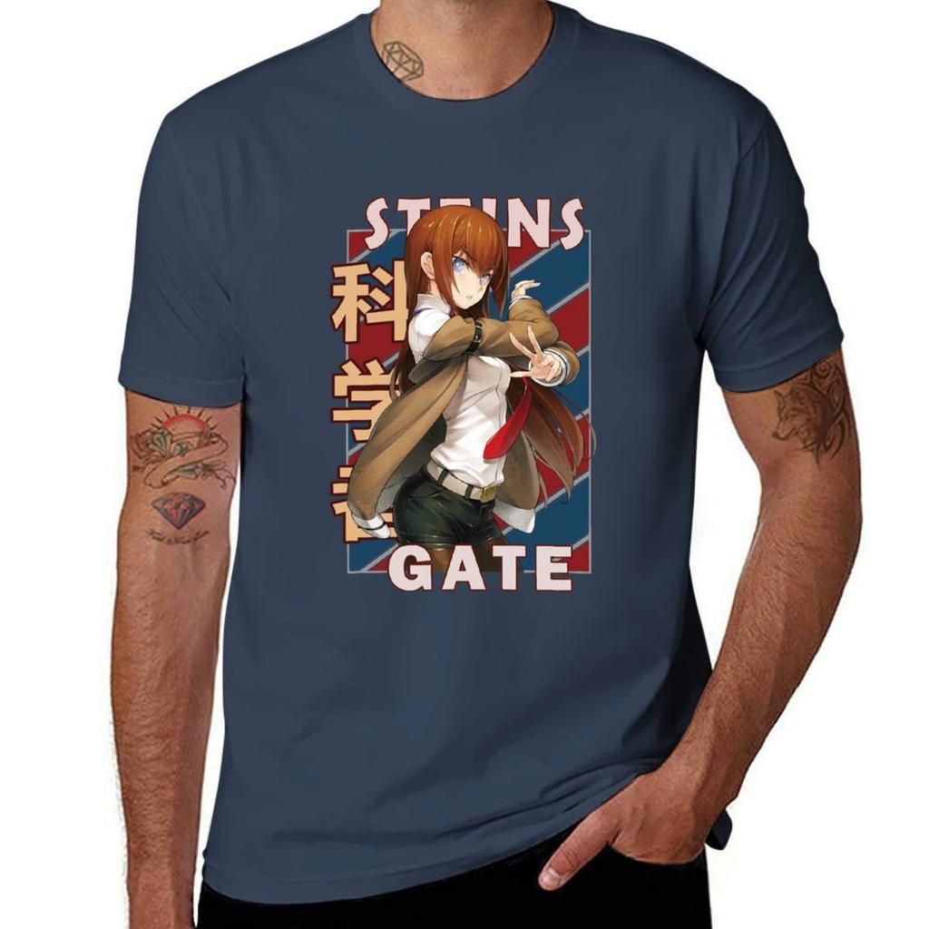 Курису Макисэ Steins Gate Shutainzu Gto Zero Аниме Дизайн Футболка Унисекс Футболка Графическая Аниме Футболка Футболка