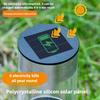 3pcs Solar Outdoor Garden Lights Stainless Steel Lawn Spike Light Waterproof for Gardens Villas Yards Driveways Patios Pathway