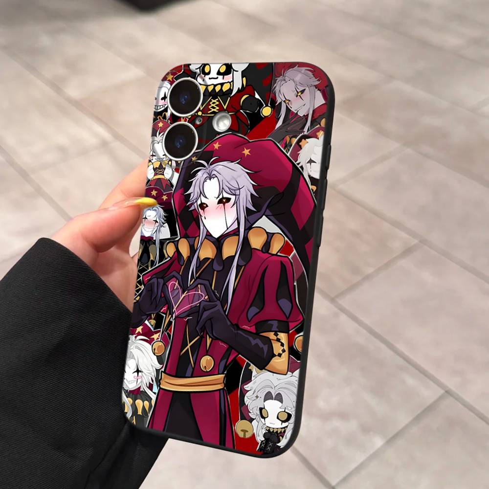 Чехол для телефона 'Цирк уродов Пьеро' для iPhone 17 16 14 15 13 12 11 Pro Max Plus Силиконовый мягкий чехол
