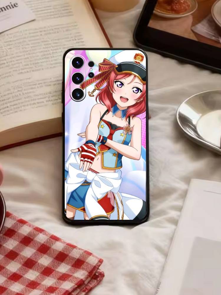 Nishikino Maki-Love Live Phone Case For Samsung S26,S25,S24,S23,S22,S30,S21,Ultra,Plus,FE 5G Black Soft Cover
