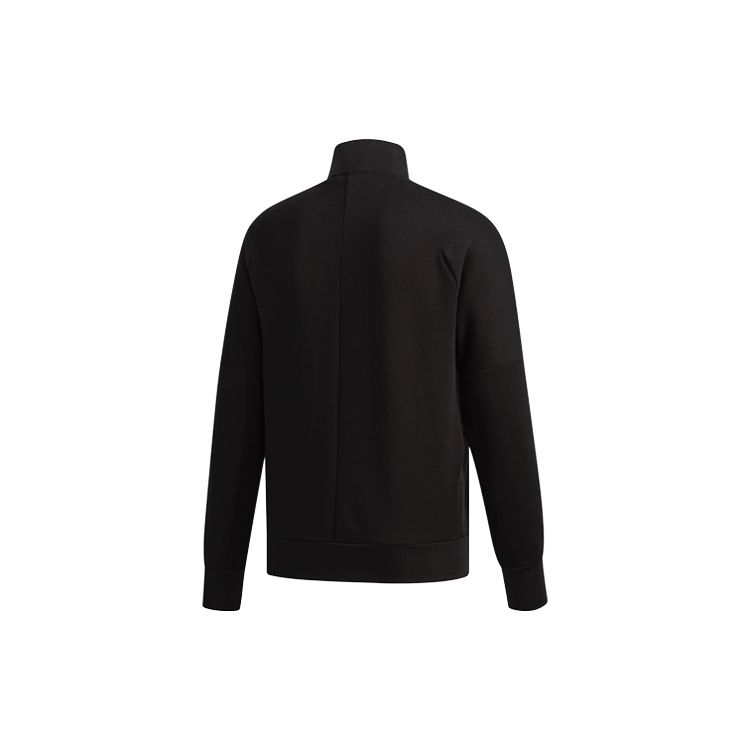 Adidas Martial Arts Logo Stand Collar Jacket Men Outerwear Black DM5189