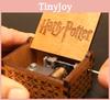 Harry Potter Engraved Wooden Music Box Vintage Storage Box Design