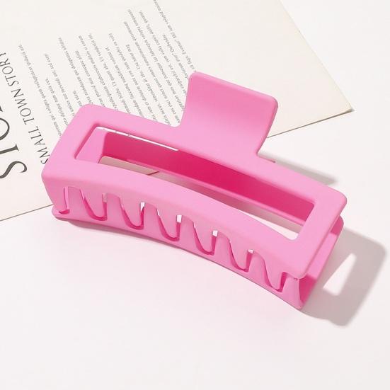 Женские заколки-акула, элегантные прямоугольные заколки для волос, нескользящие матовые пластиковые заколки, очень большие заколки-краб для густых волос и длинных аксессуаров для волос